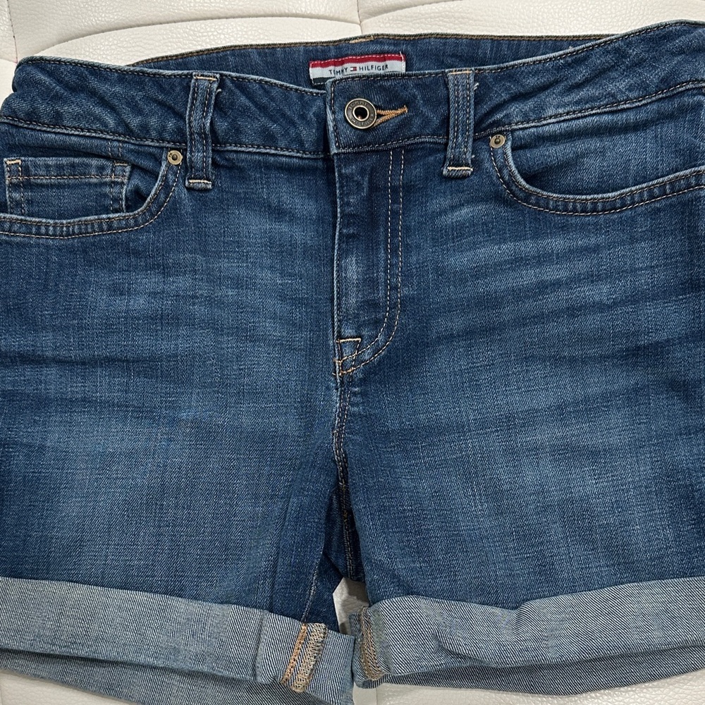 Denim Tommy Hilfiger Blue Women's Shorts-Size 2! - Picture 2 of 9